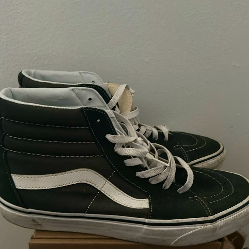 Men's Vans Skate Sneakers - Hunter Green, Size 12